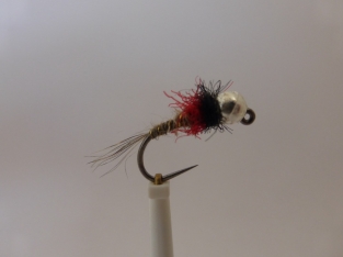 Size 16 Tungsten Hare,s Ear Silver Barbless